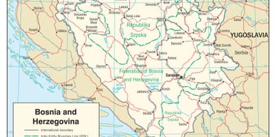 Босния и Герцеговина карте