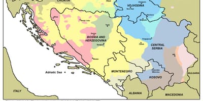 Карта ВАК Боснии 