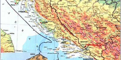 Карта меджугорье, Босния и Герцеговина