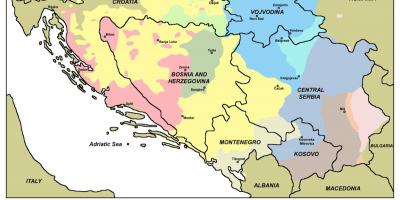Карта ВАК Боснии 
