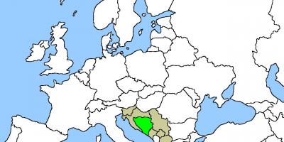 Карта Боснии расположение на 